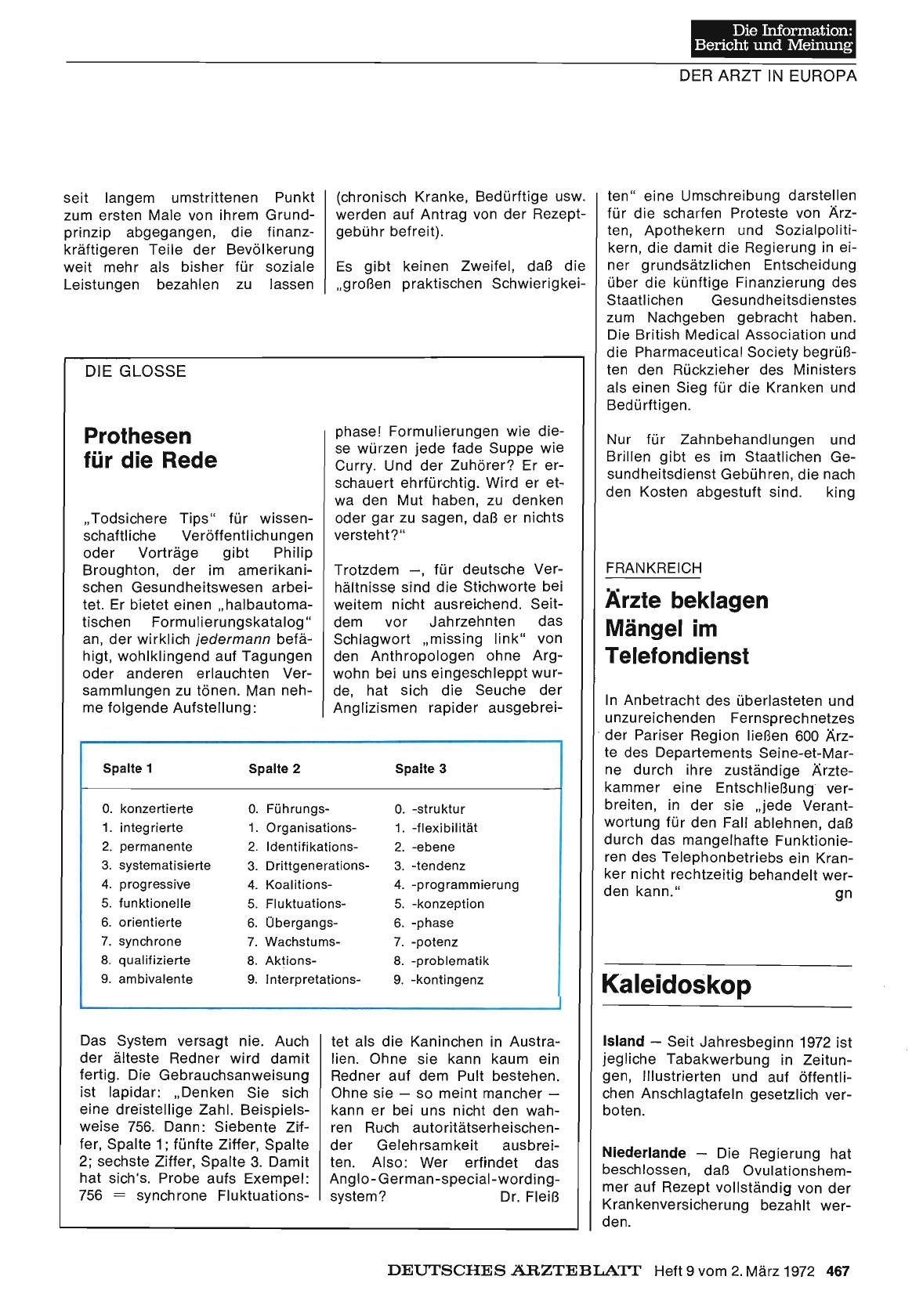 Vorschauseite 1: Prothesen für die Rede