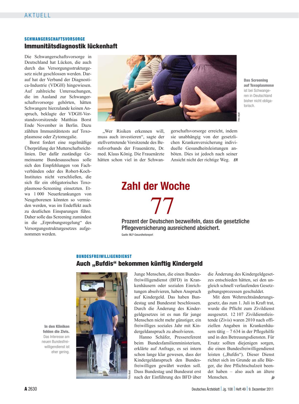 Vorschauseite 1: Zahl der Woche 77