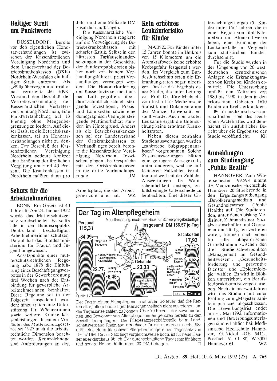 Vorschauseite 1: Der Tag im Altenpflegeheim