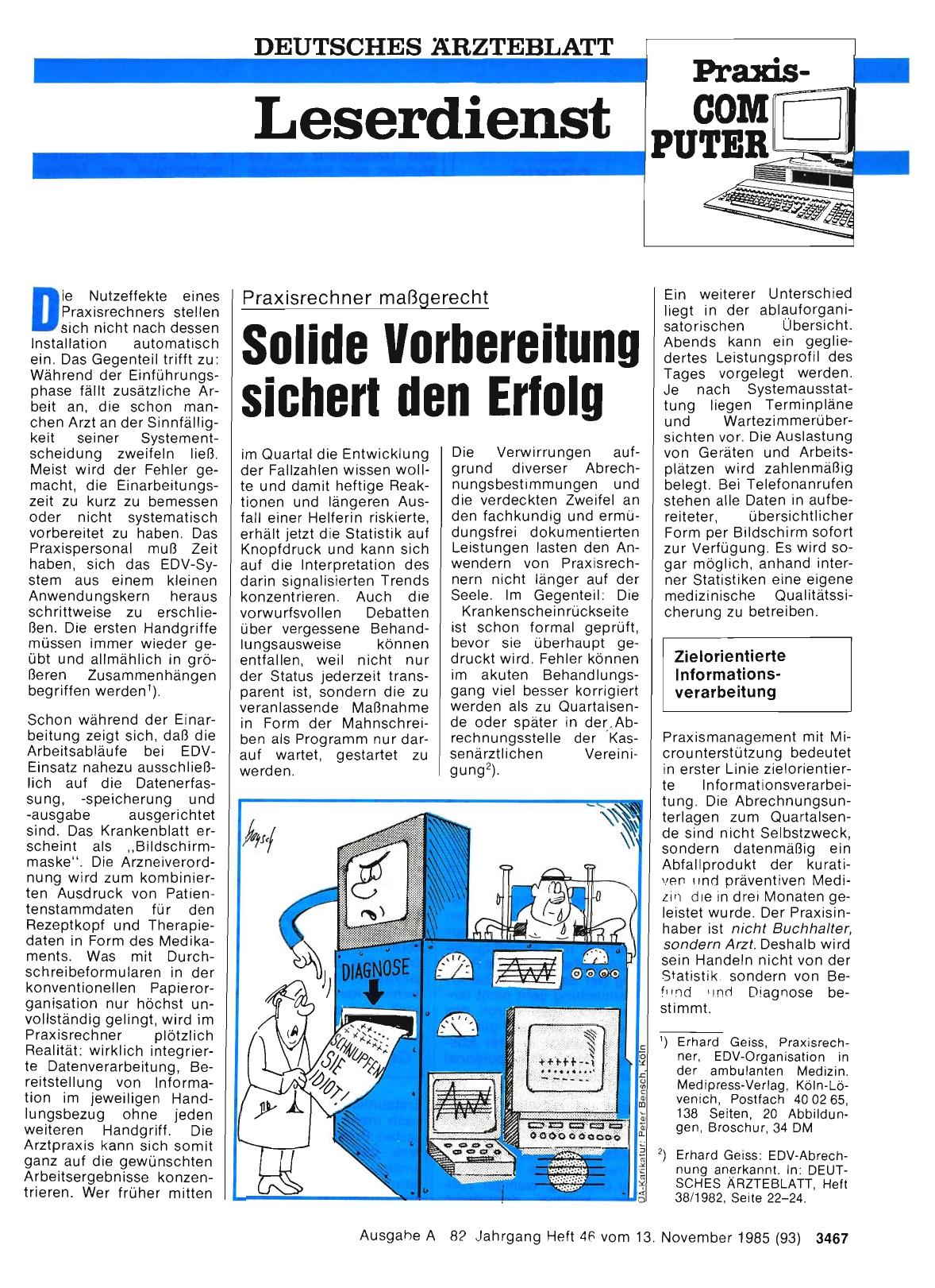 Vorschauseite 1: Praxisrechner maßgerecht: Solide Vorbereitung sichert den Erfolg