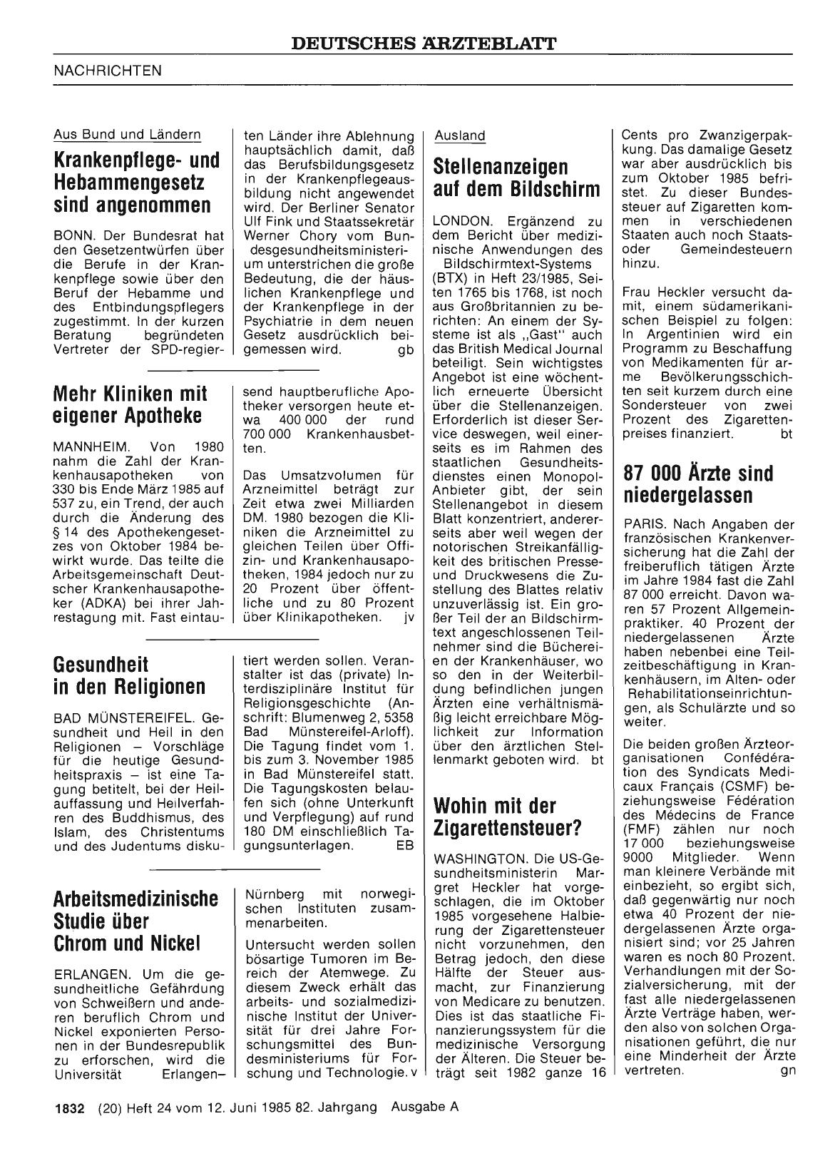 Vorschauseite 1: Mehr Kliniken mit eigener Apotheke