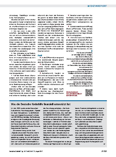 Vorschauseite 6: Methadon in der Onkologie: „Strohhalmfunktion“ ohne Evidenz