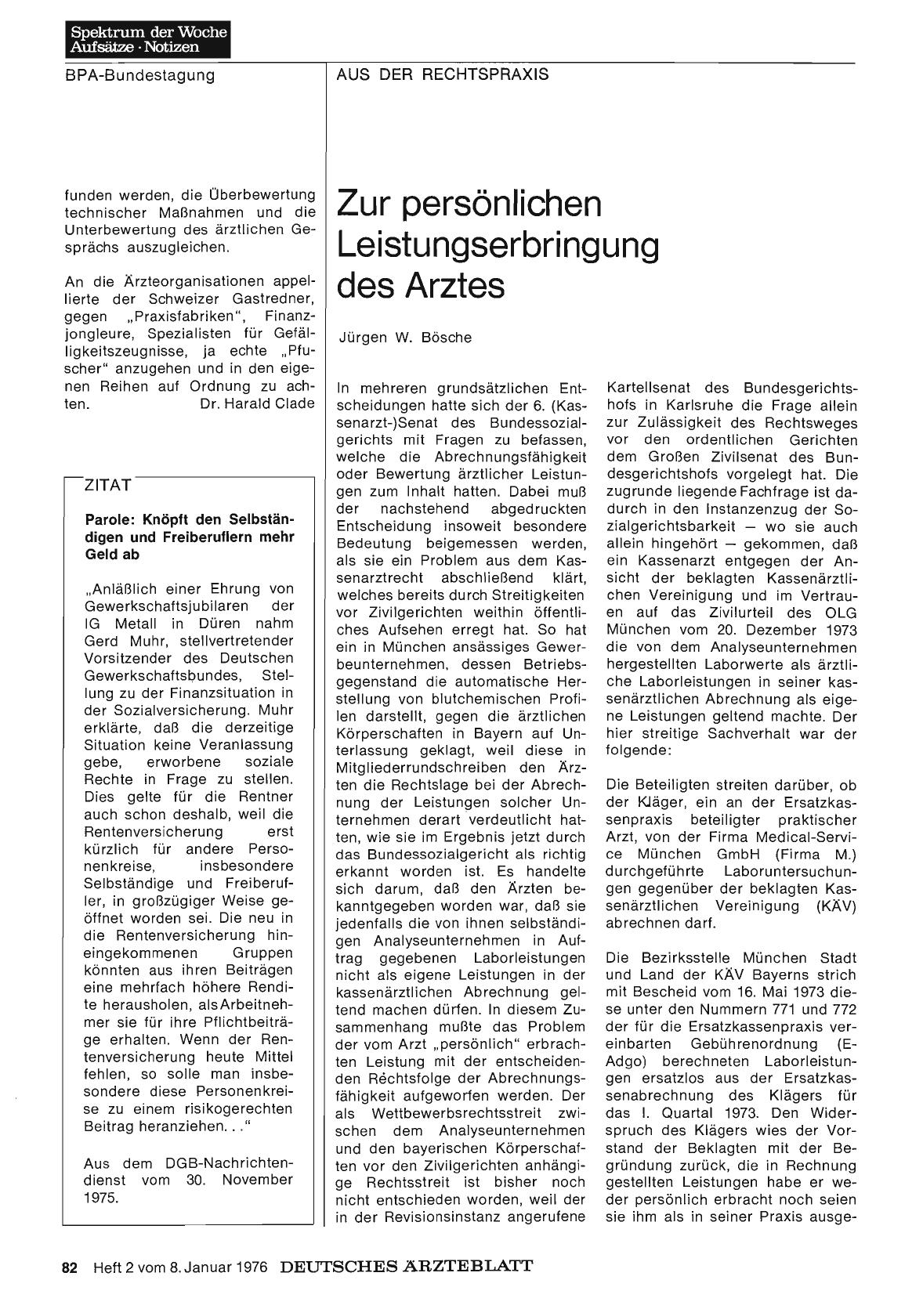 Vorschauseite 1: Parole: Knöpft den Selbständigen und Freiberuflern mehr Geld ab