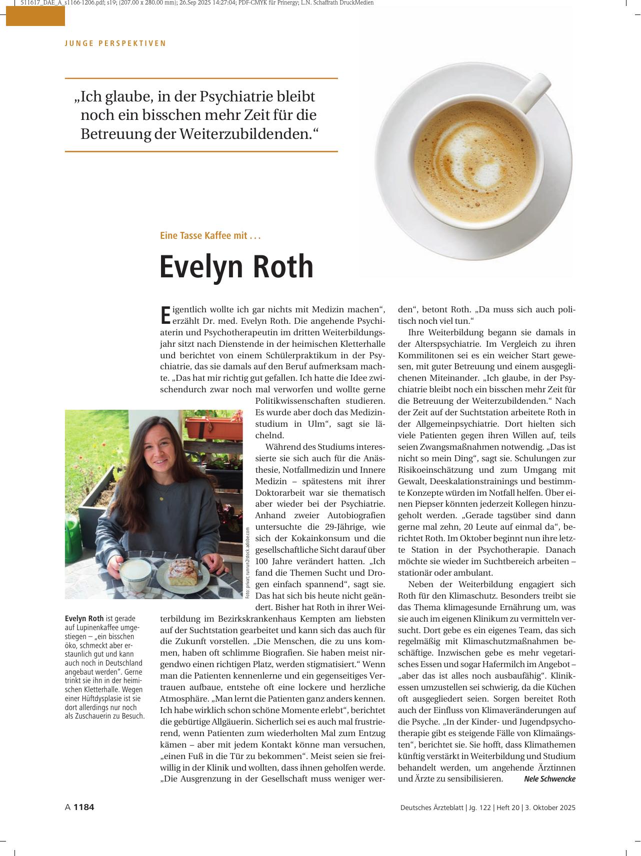 Vorschauseite 1: Eine Tasse Kaffee mit. .. Evelyn Roth