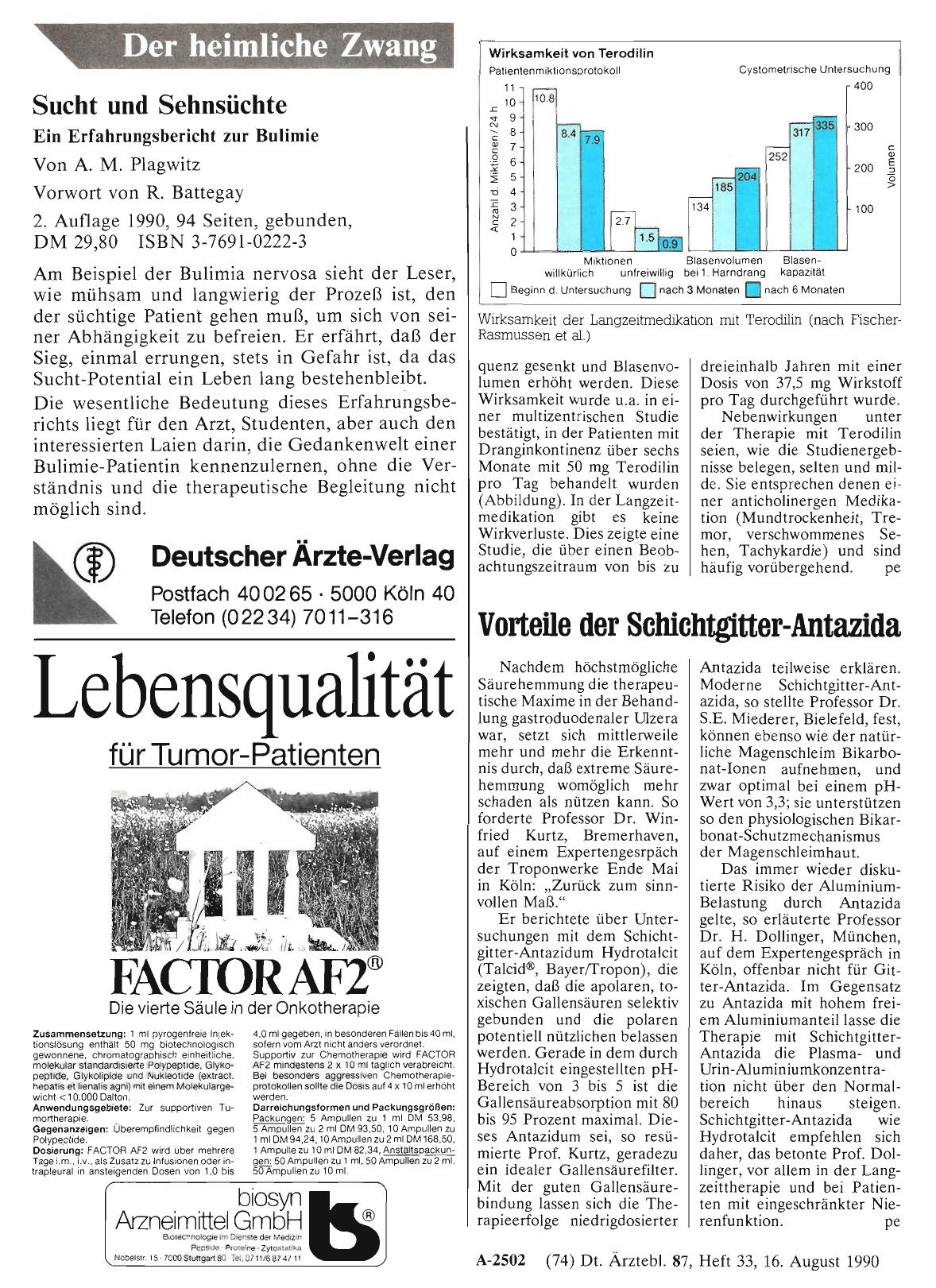 Vorschauseite 1: Vorteile der Schichtgitter-Antazida