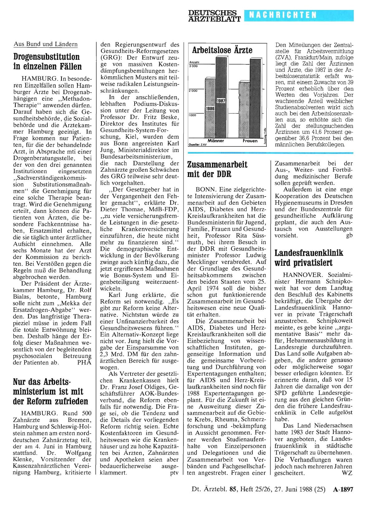 Vorschauseite 1: Nur das Arbeitsministerium ist mit der Reform zufrieden