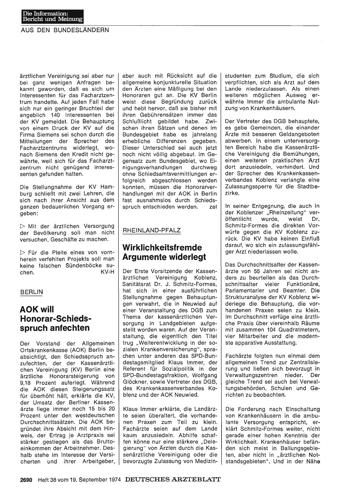 Vorschauseite 1: Rheinland-Pfalz: Wirklichkeitsfremde Argumente widerlegt