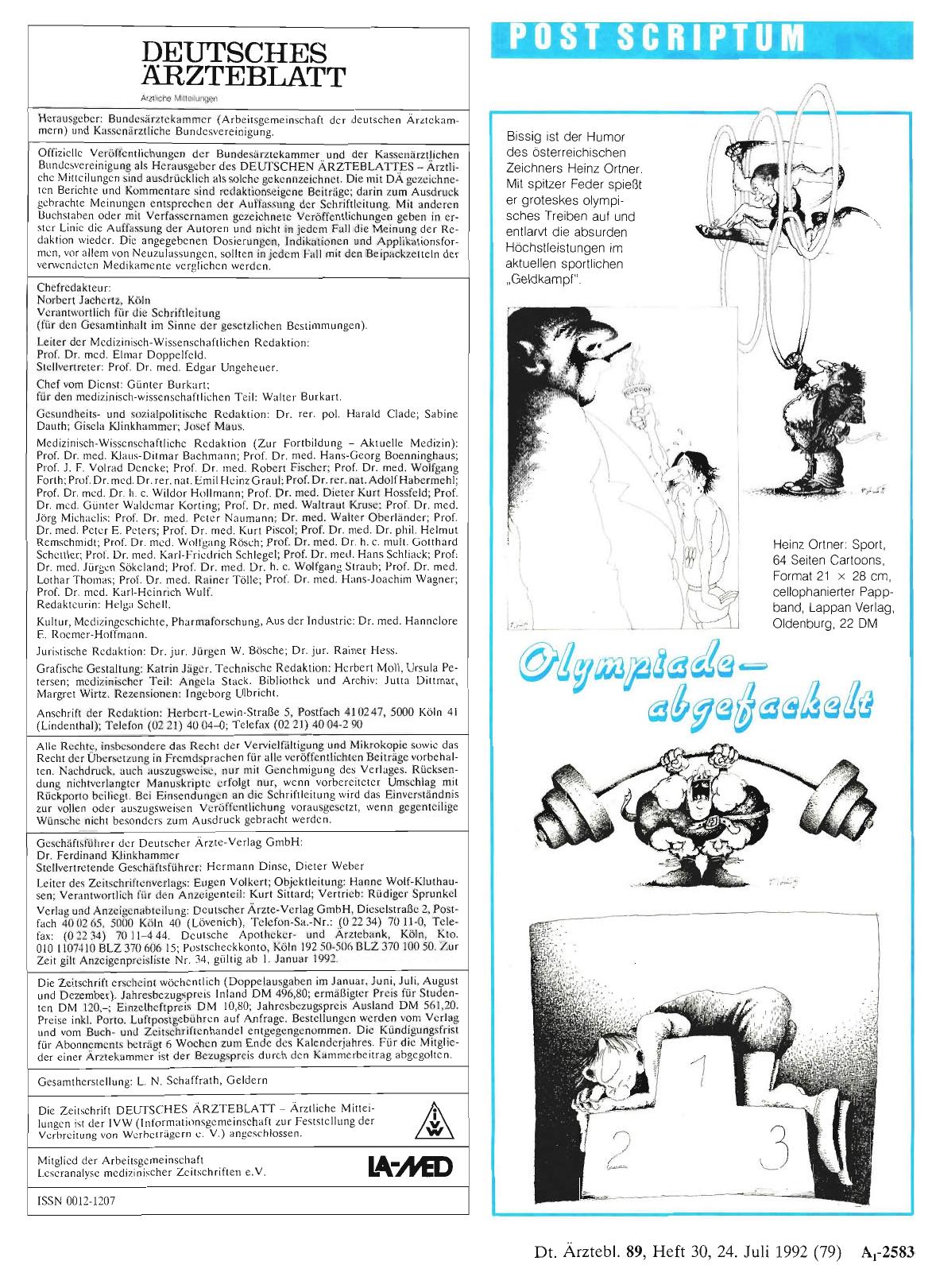 Vorschauseite 1: Olympiade – abgefackelt