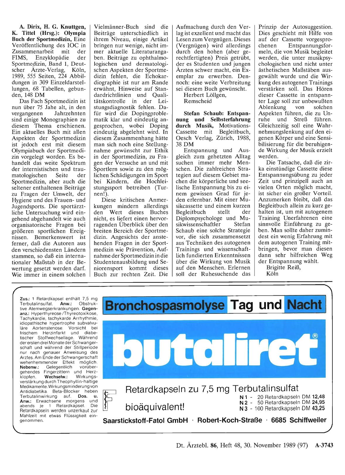 Vorschauseite 1: A. Dirix, H. G. Knuttgen, K. Tittel (Hrsg. ): Olympia Buch der Sportmedizin