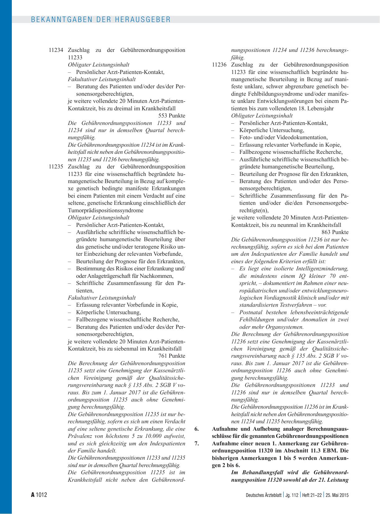 Vorschauseite 2: Beschluss des Bewertungsausschusses nach § 87 Abs. 1 Satz 1 SGB V in seiner 347. Sitzung (schriftliche Beschlussfassung) zur Änderung des Einheitlichen Bewertungsmaßstabes (EBM)
