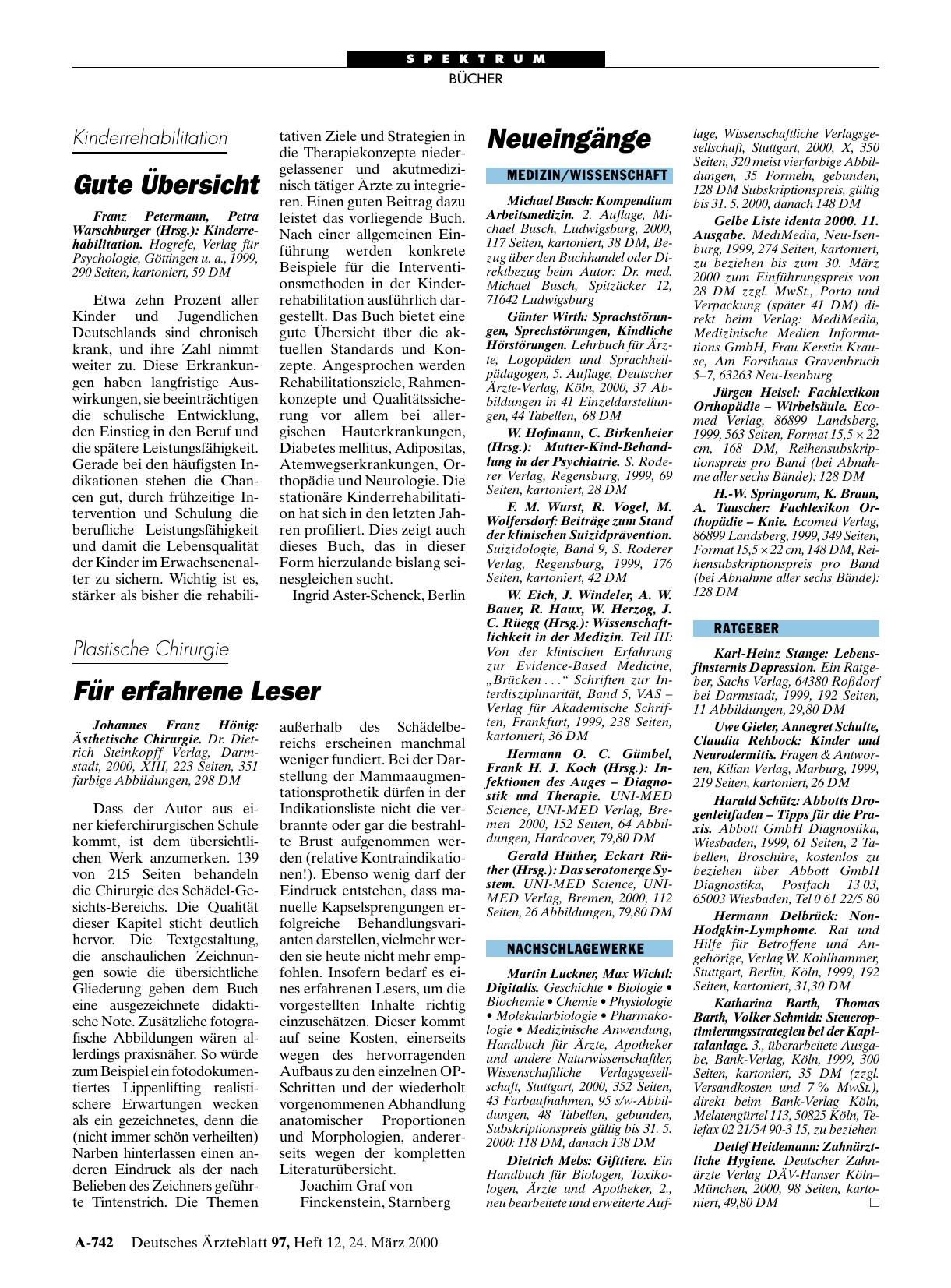 Vorschauseite 1: Kinderrehabilitation