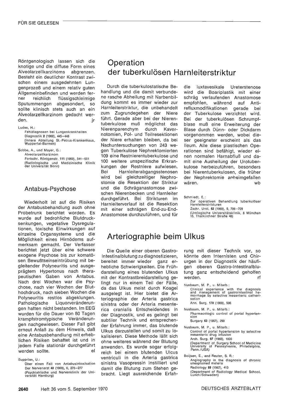 Vorschauseite 1: Arteriographie beim Ulkus