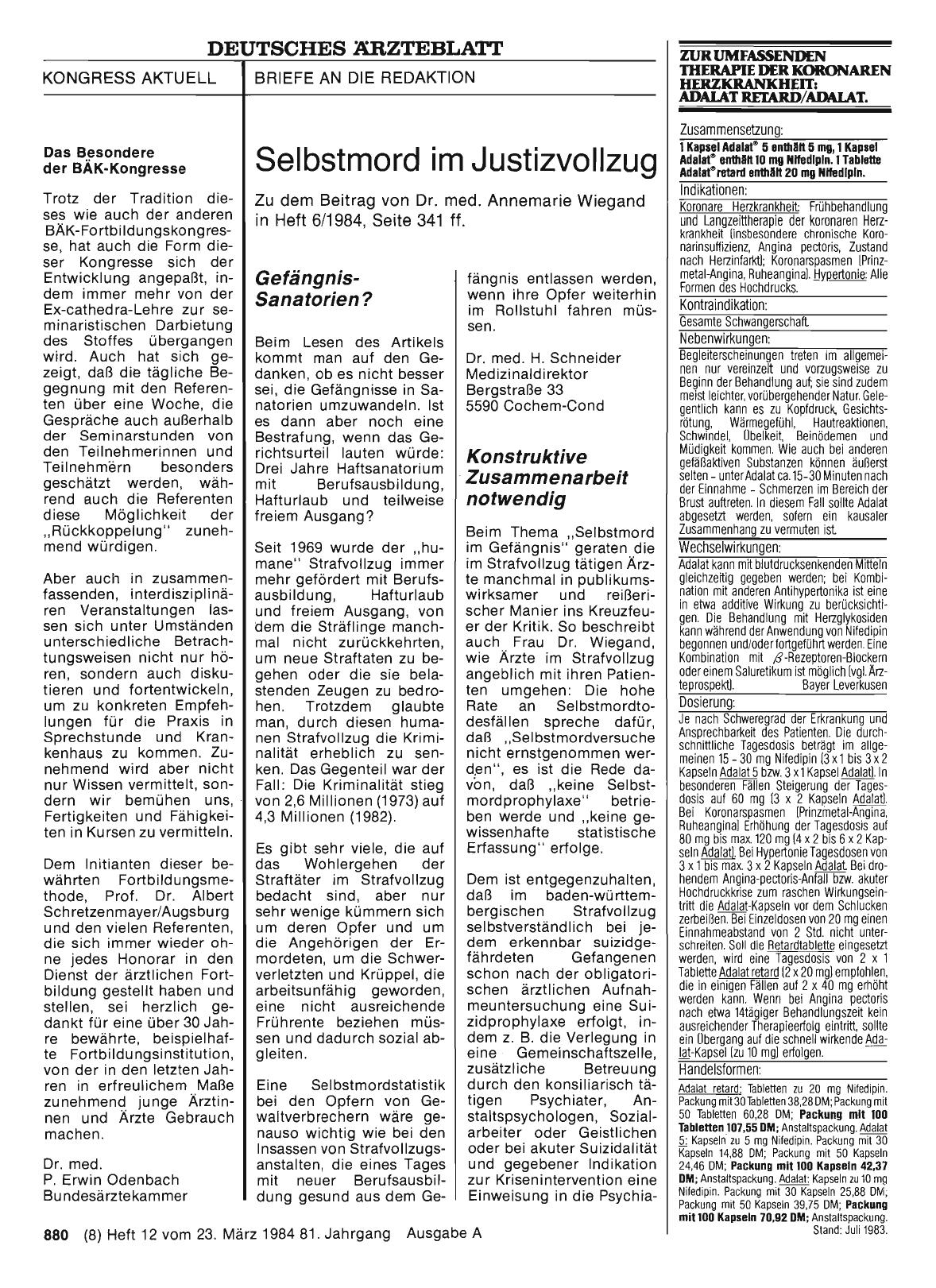 Vorschauseite 1: Selbstmord im Justizvollzug: Konstruktive Zusammenarbeit notwendig