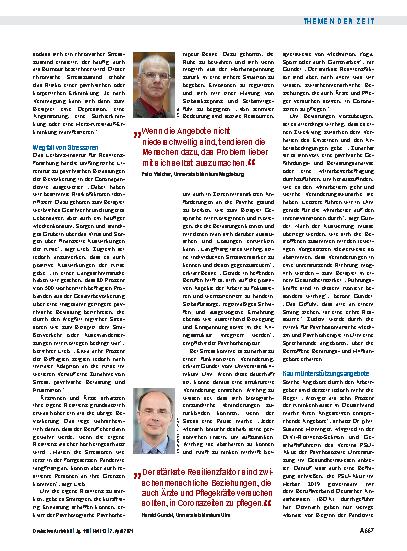 Vorschauseite 3: Resilienz: Selbstschutz in der Pandemie