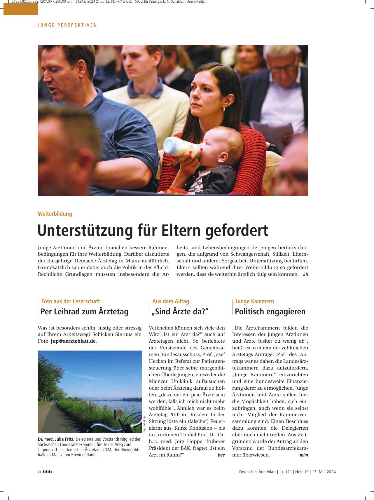 Vorschauseite 1: Weiterbildung: Unterstützung für Eltern gefordert