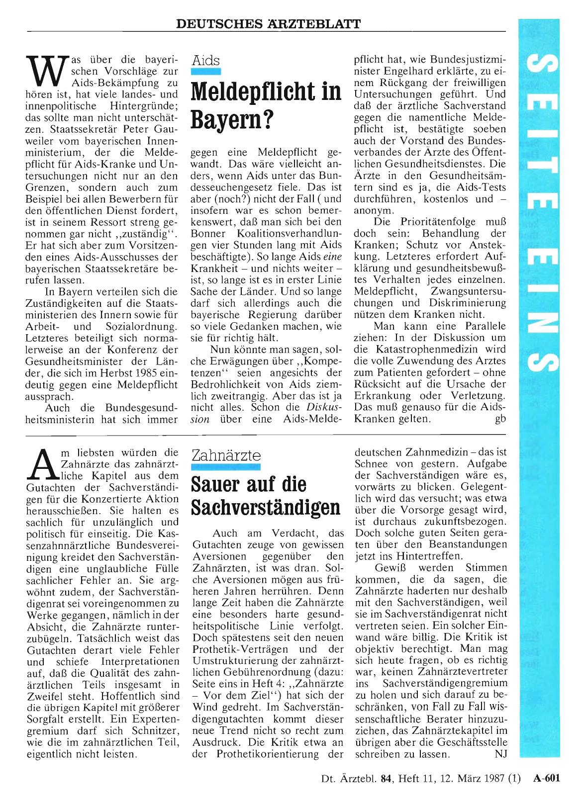 Vorschauseite 1: Zahnärzte: Sauer auf die Sachverständigen