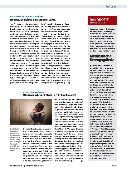 Vorschauseite 1: Randnotiz: Medizinische Umzugsgründe