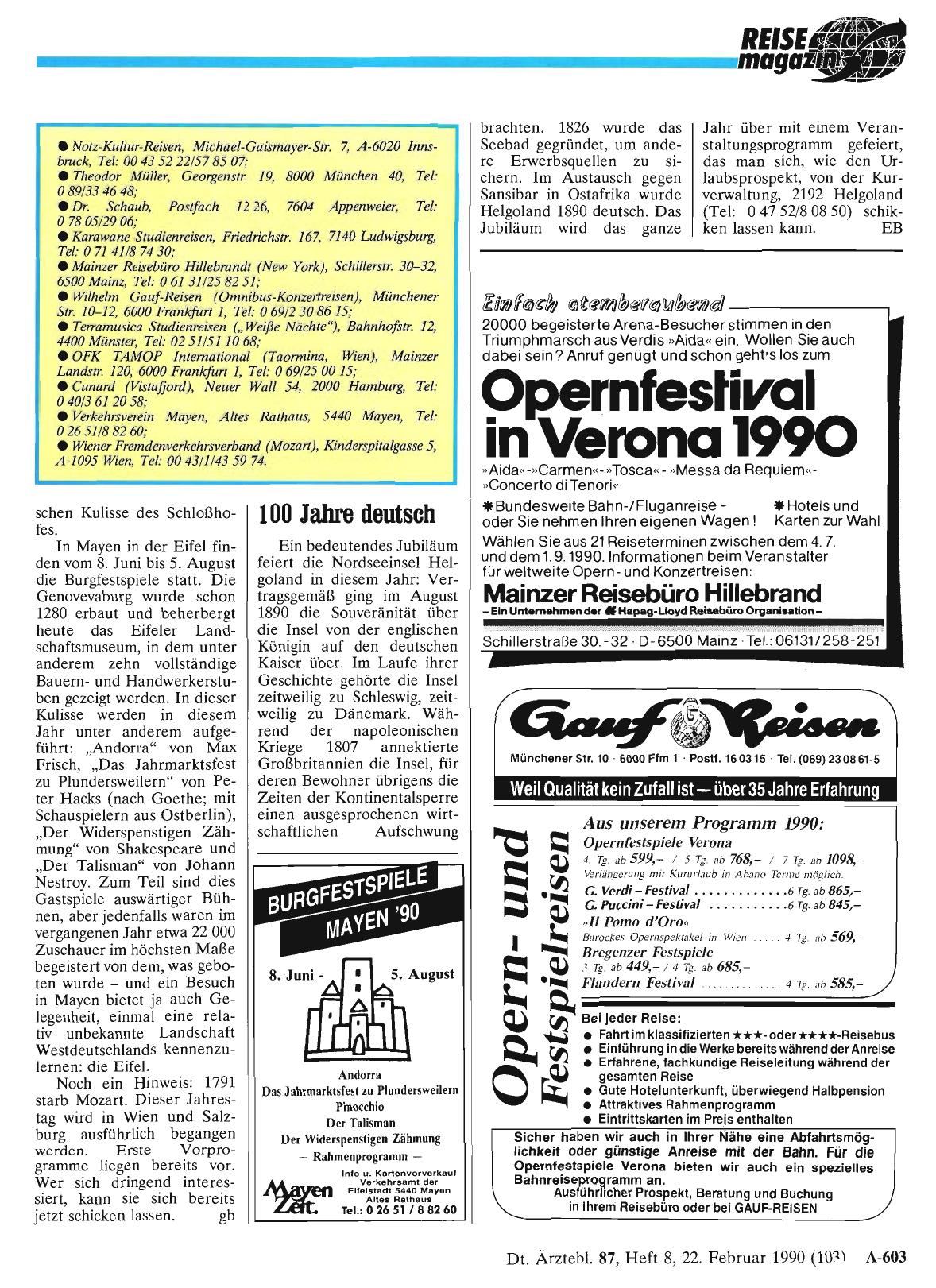 Vorschauseite 1: 100 Jahre deutsch