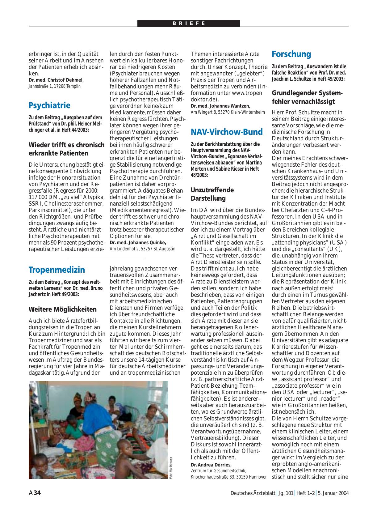 Vorschauseite 1: Forschung: Grundlegender Systemfehler vernachlässigt