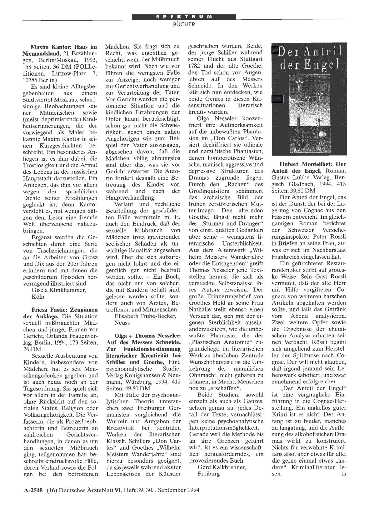 Vorschauseite 1: Olga + Thomas Nesseler: Auf des Messers Schneide, Zur Funktionsbestimmung literarischer Kreativität bei Schiller und Goethe