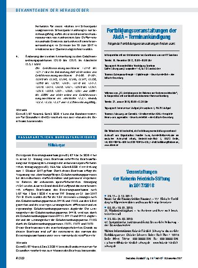 Vorschauseite 1: Mitteilungen