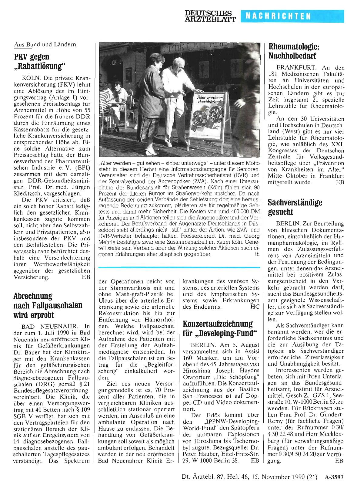 Vorschauseite 1: Sachverständige gesucht