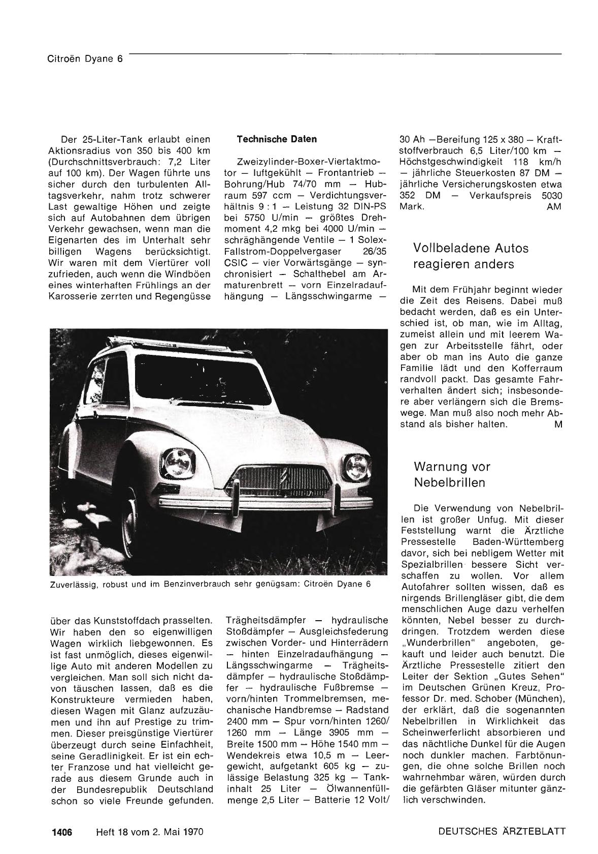 Vorschauseite 1: Vollbeladene Autos reagieren anders