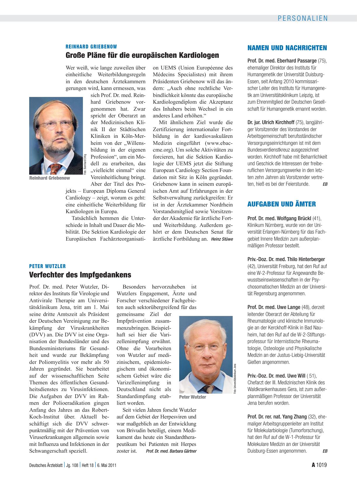 Vorschauseite 1: Aufgaben und Ämter