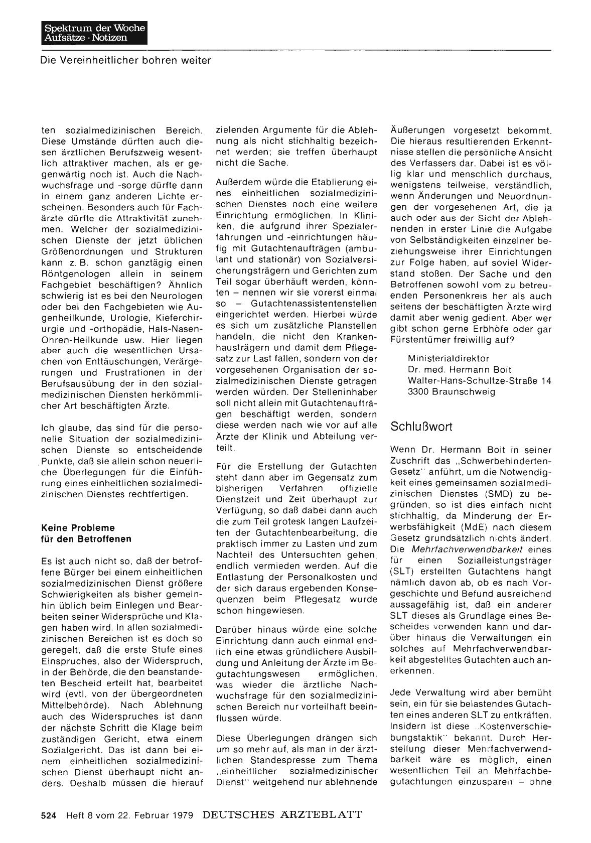 Vorschauseite 1: Schlußwort