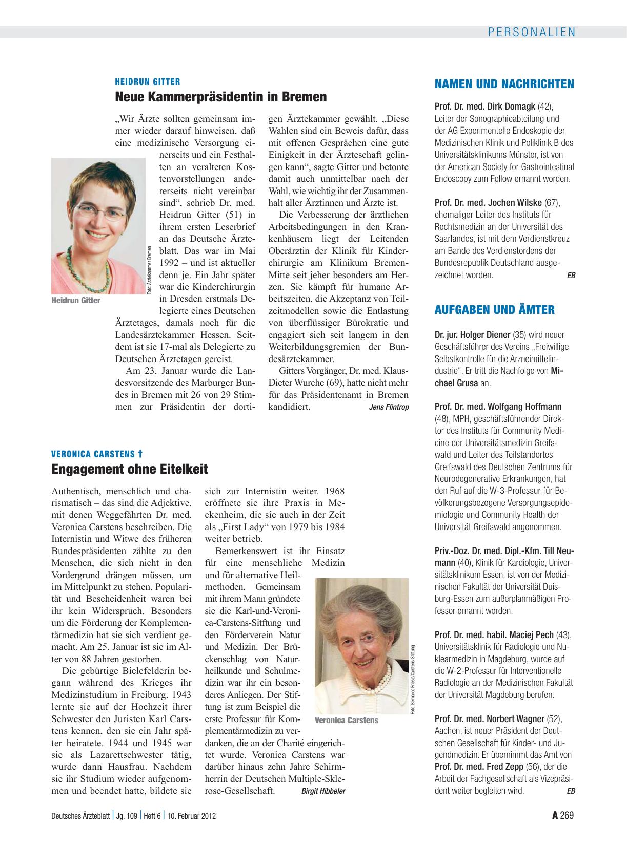 Vorschauseite 1: Aufgaben und Ämter