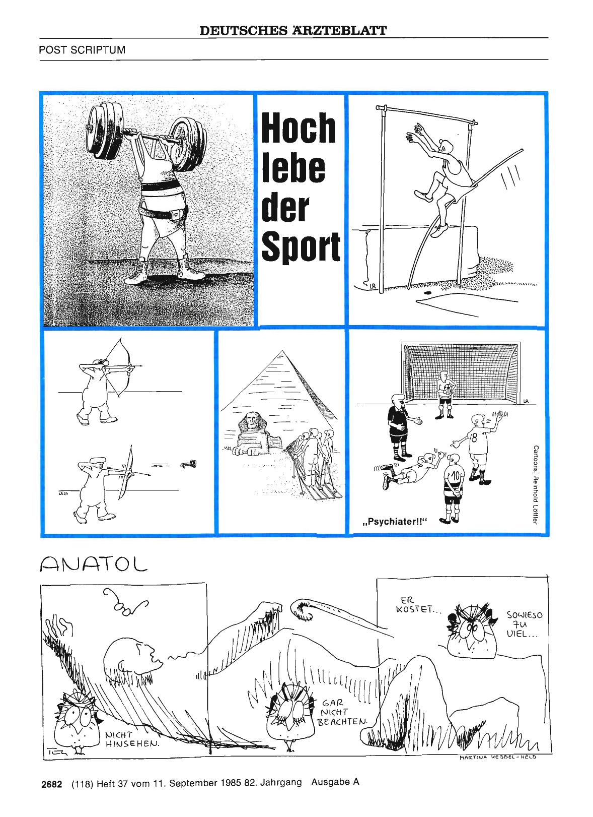 Vorschauseite 1: Hoch lebe der Sport