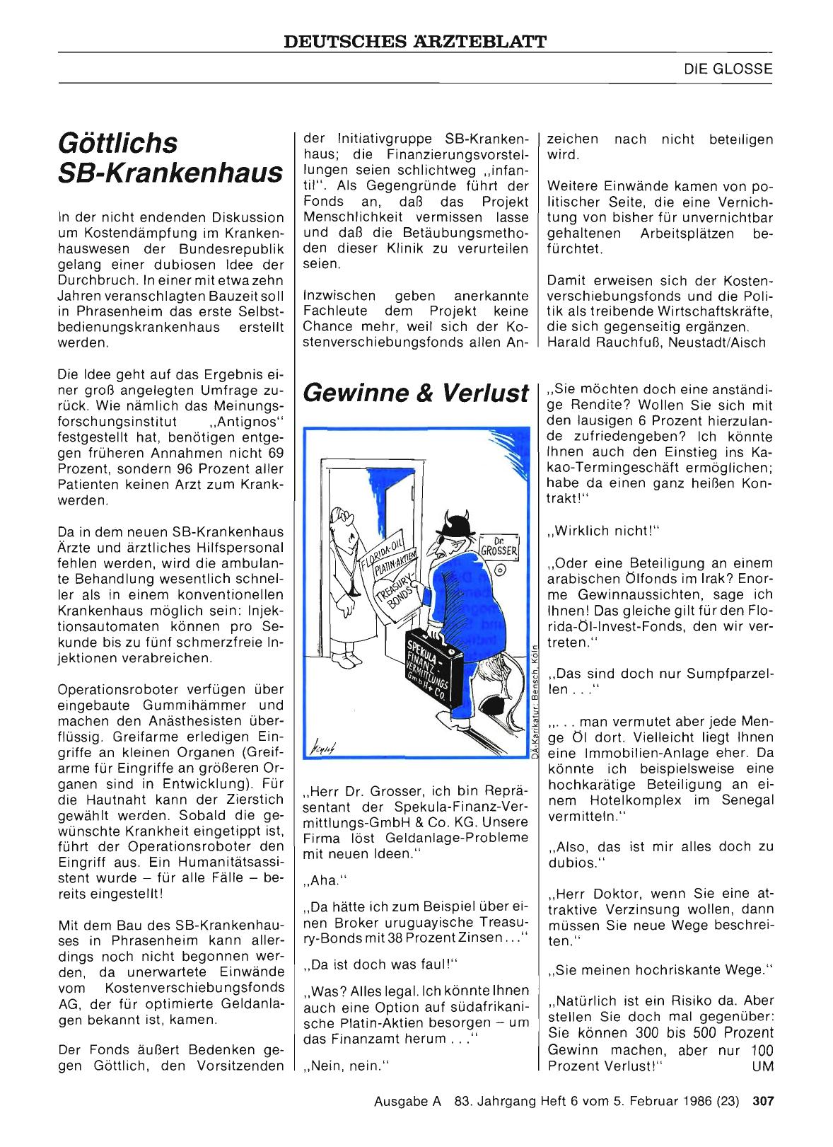 Vorschauseite 1: Göttlichs SB-Krankenhaus