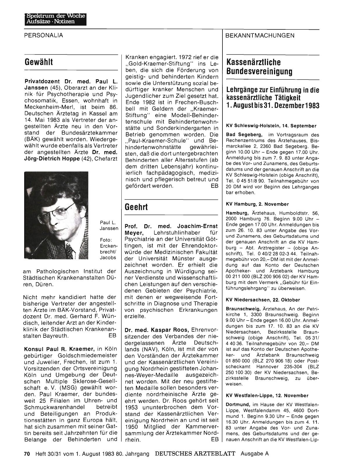 Vorschauseite 1: Kassenärztliche Bundesvereinigung