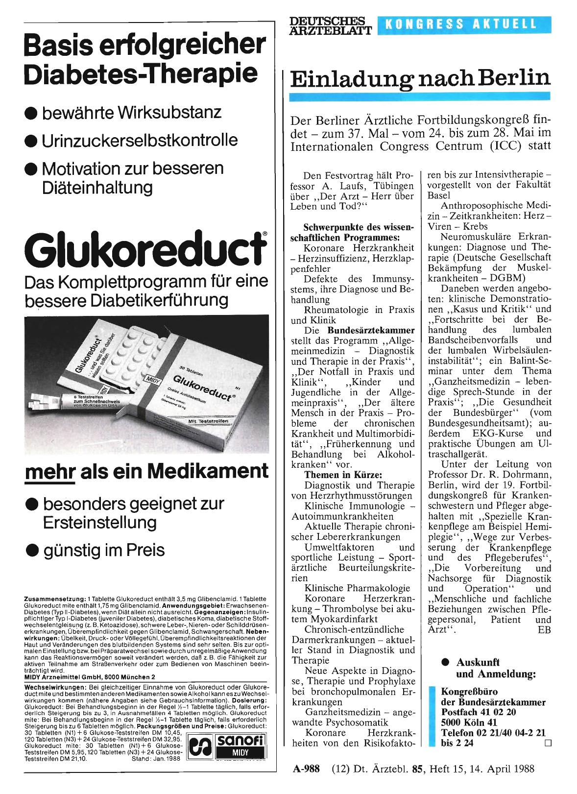 Vorschauseite 1: Einladung nach Berlin