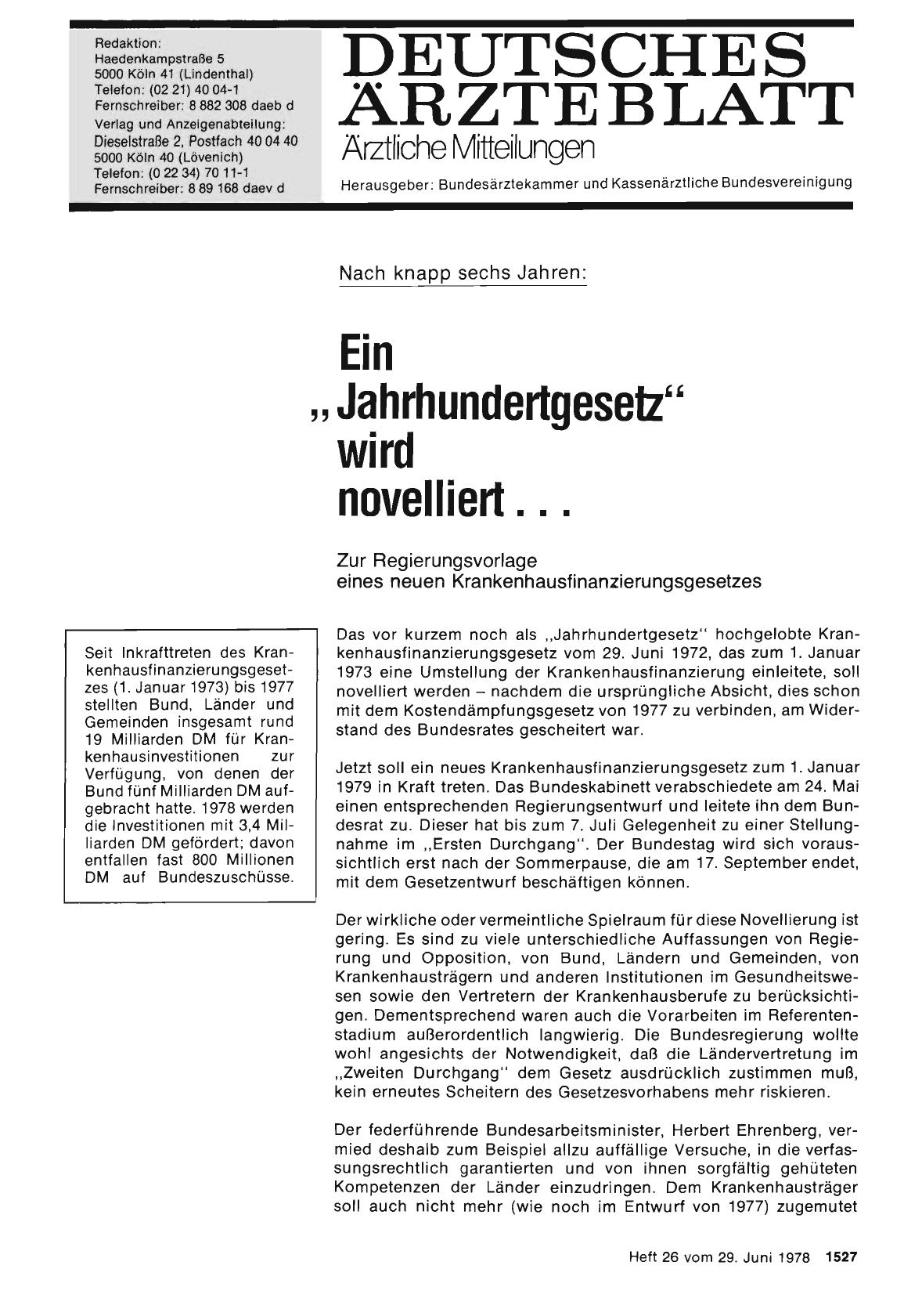 Vorschauseite 1: Nach knapp sechs Jahren: Ein „Jahrhundertgesetz“ wird novelliert. ..