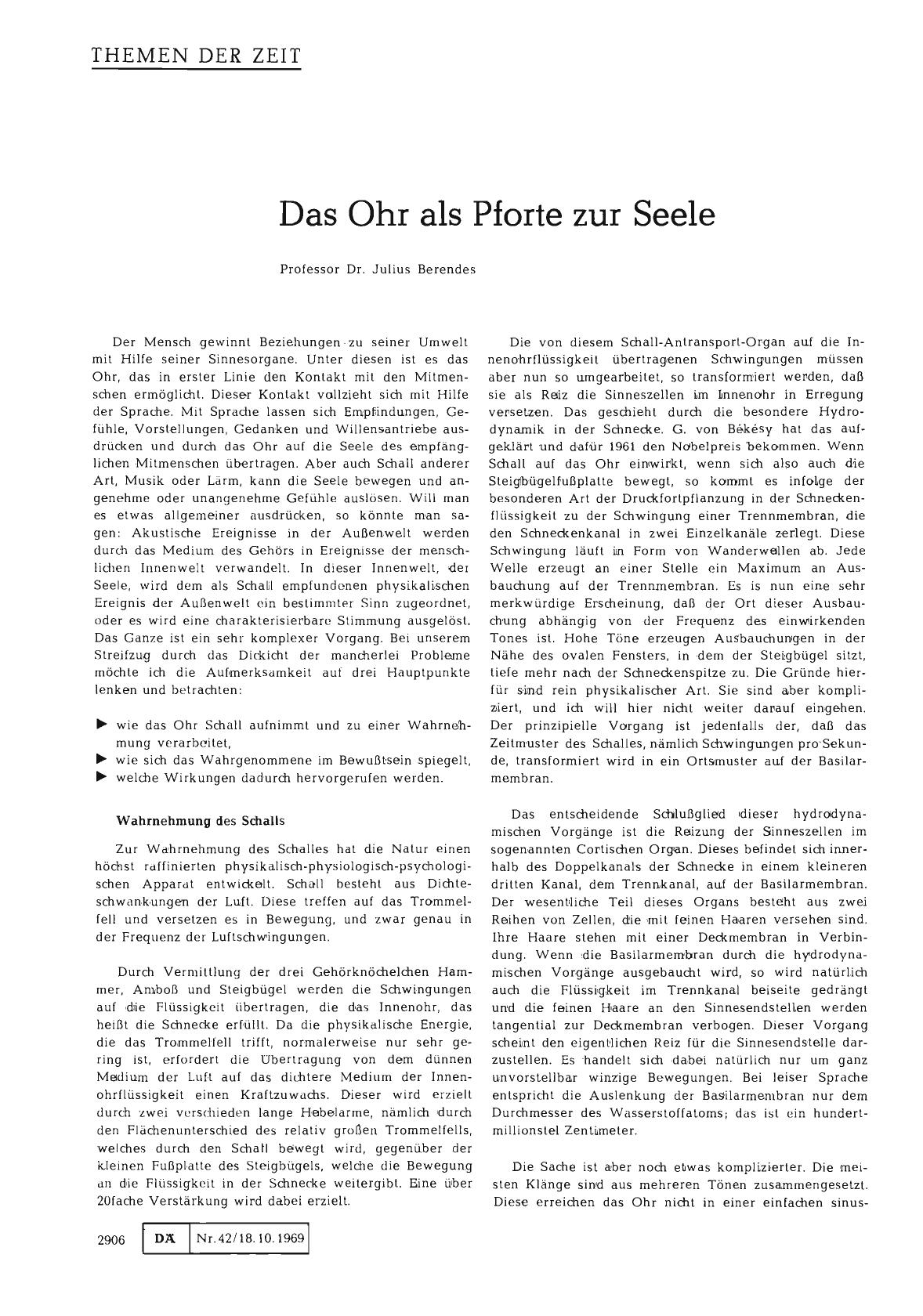 Vorschauseite 1: Das Ohr als Pforte zur Seele