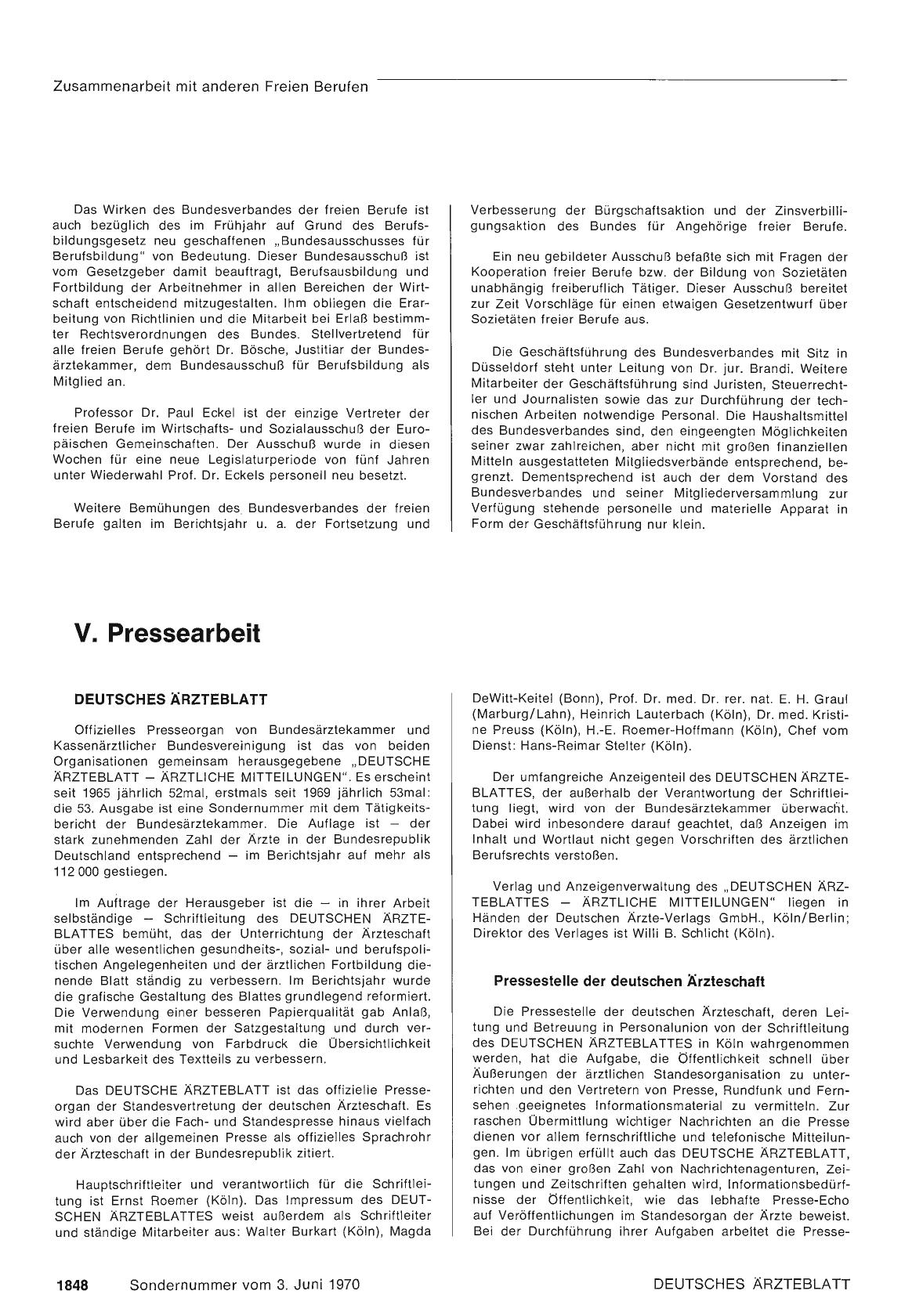 Vorschauseite 1: E. V. Pressearbeit