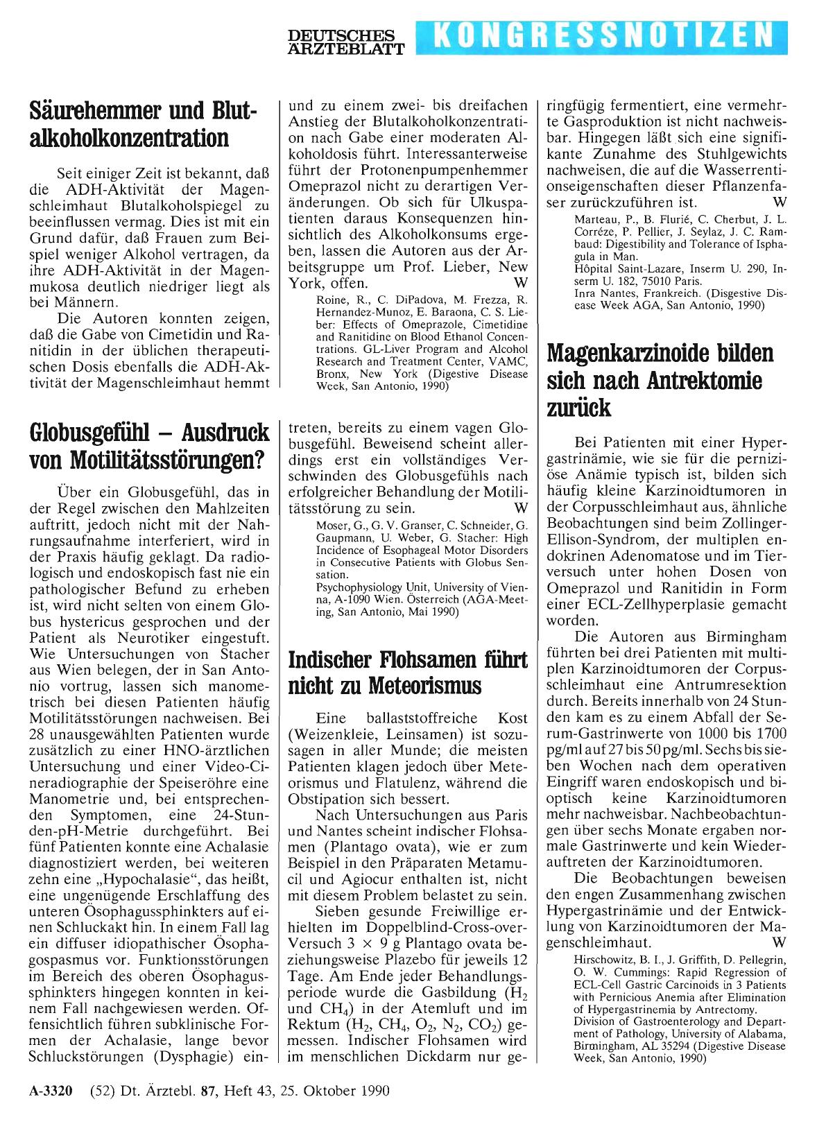 Vorschauseite 1: Säurehemmer und Blutalkoholkonzentration