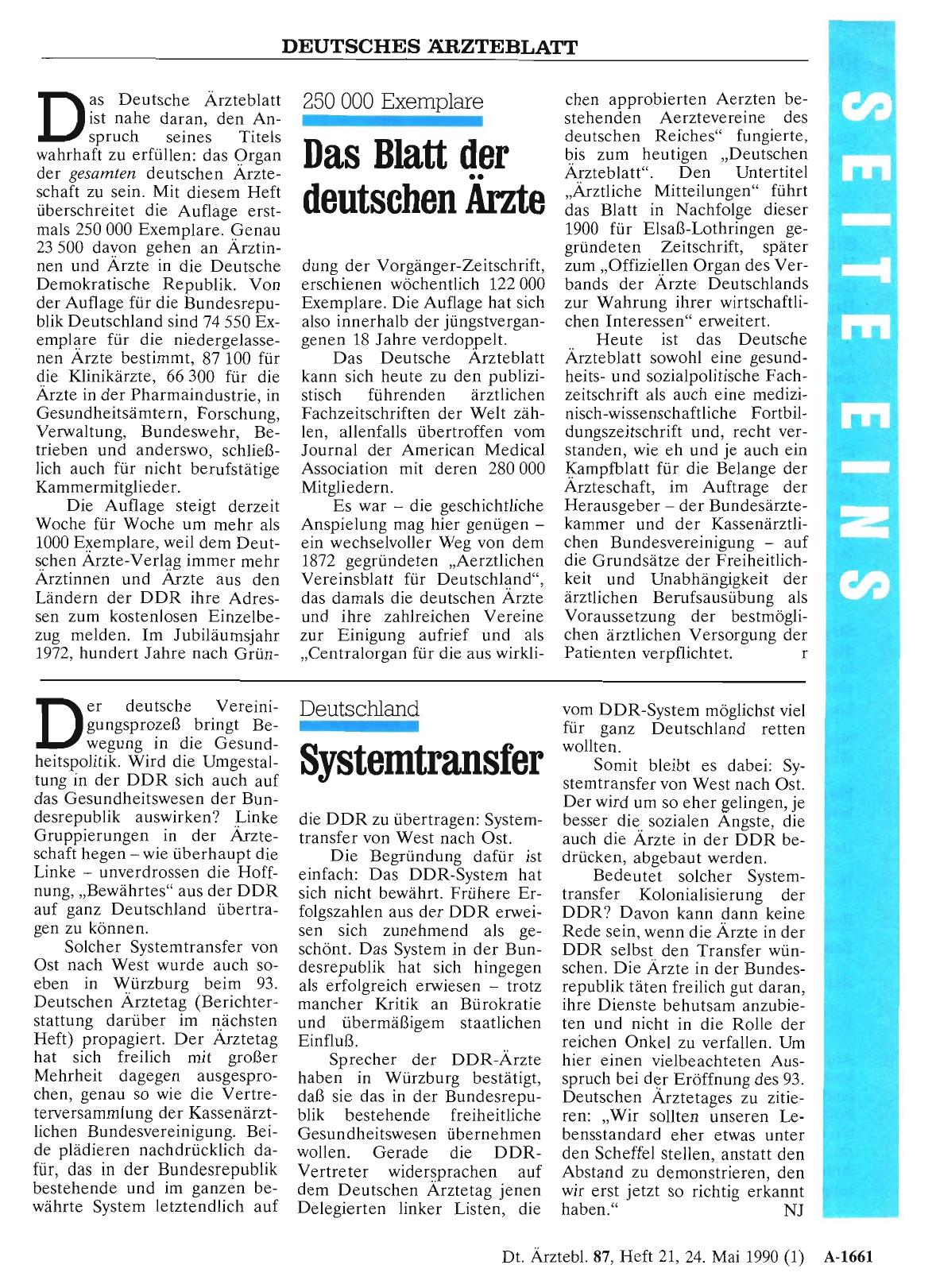 Vorschauseite 1: Deutschland: Systemtransfer