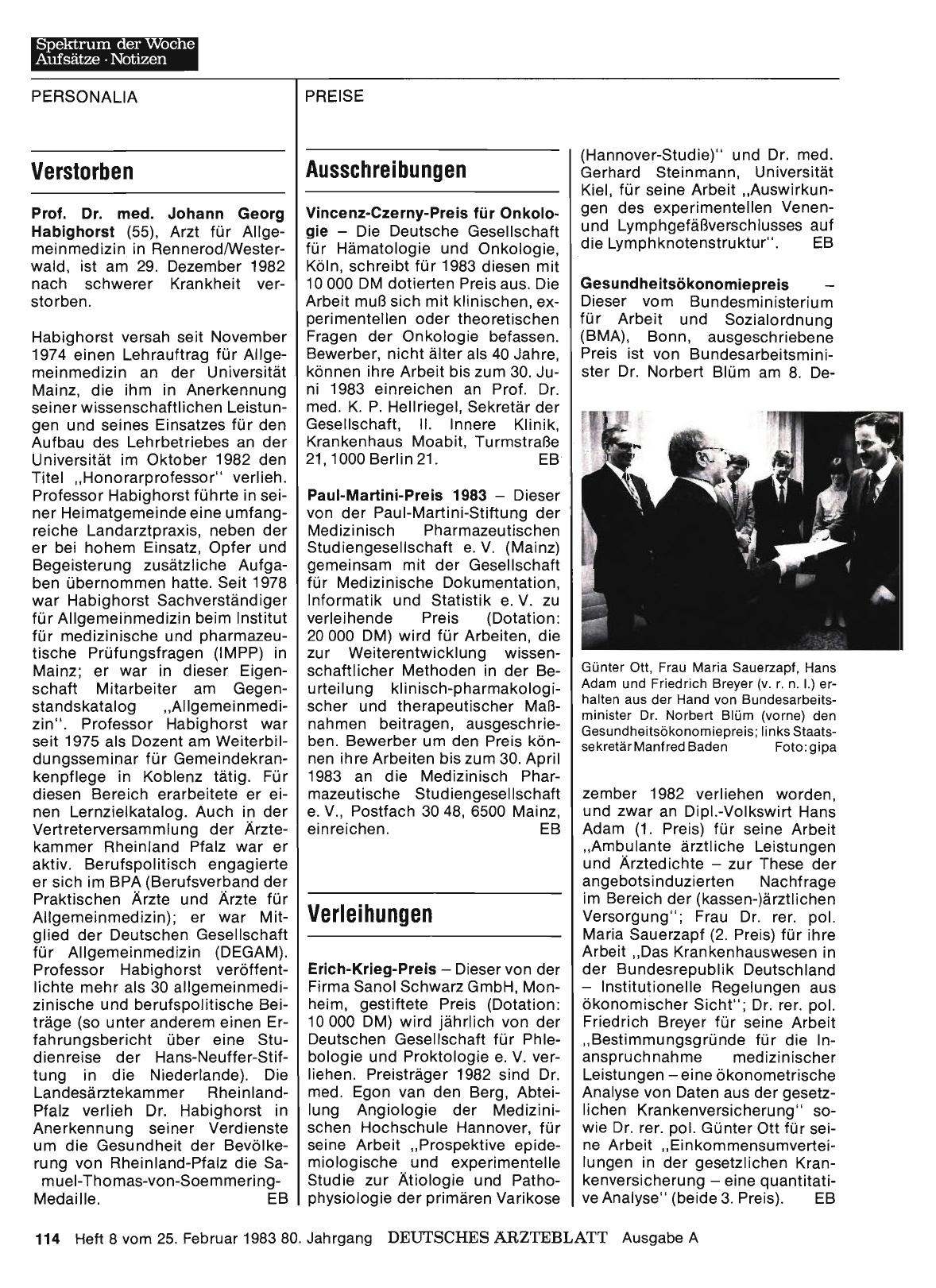 Vorschauseite 1: Ausschreibungen