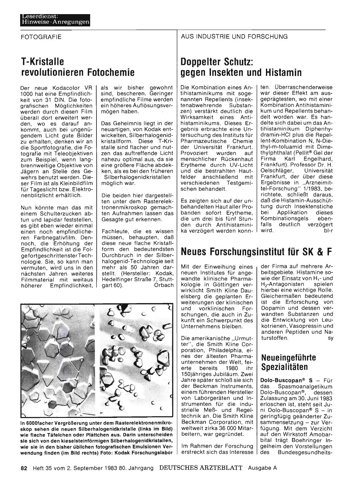 Vorschauseite 1: Doppelter Schutz: gegen Insekten und Histamin