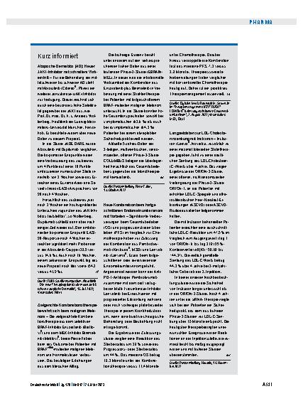 Vorschauseite 1: Kurz informiert.
