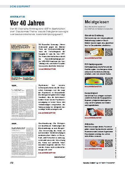Vorschauseite 1: Meistgelesen