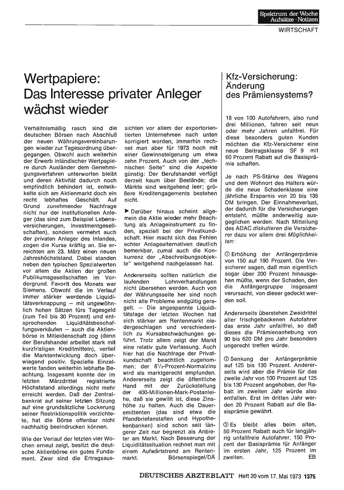 Vorschauseite 1: Wertpapiere: Das Interesse privater Anleger wächst wieder