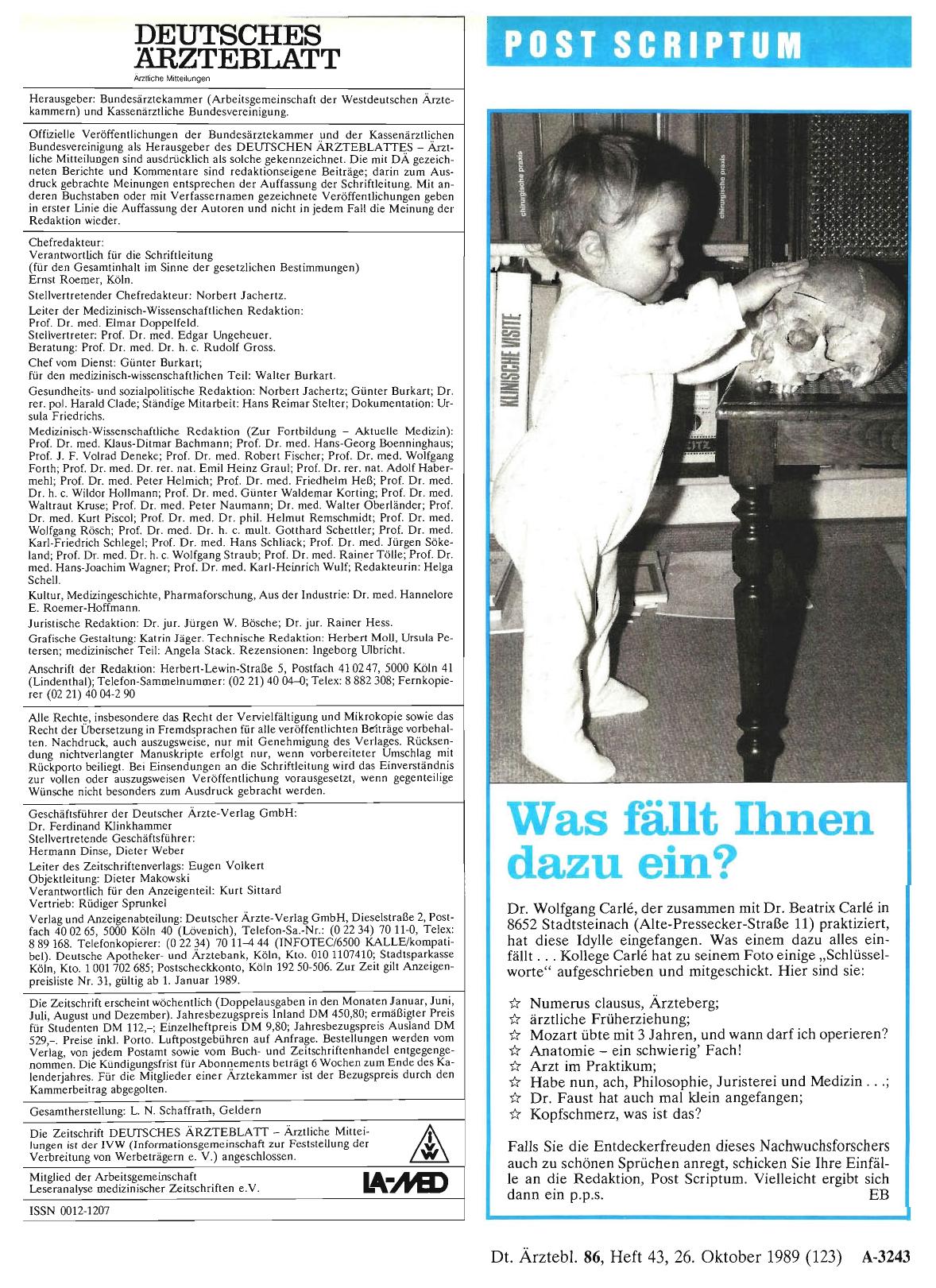Vorschauseite 1: Was fällt Ihnen dazu ein?