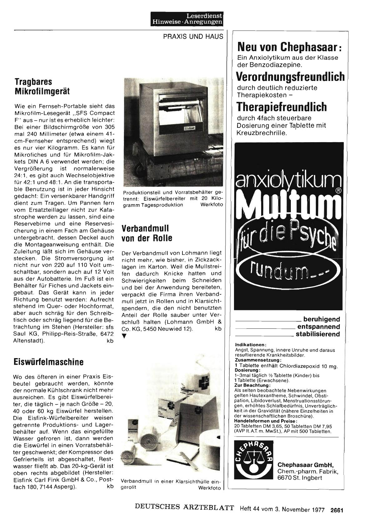 Vorschauseite 1: Tragbares Mikrofilmgerät