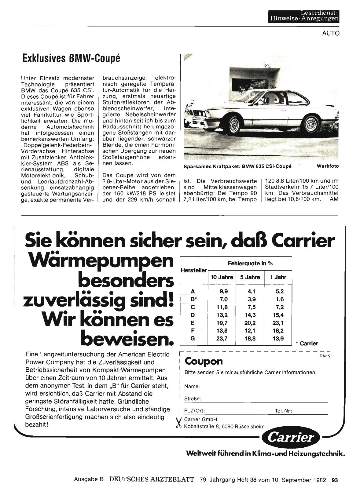 Vorschauseite 1: Exklusives BMW-Coupé