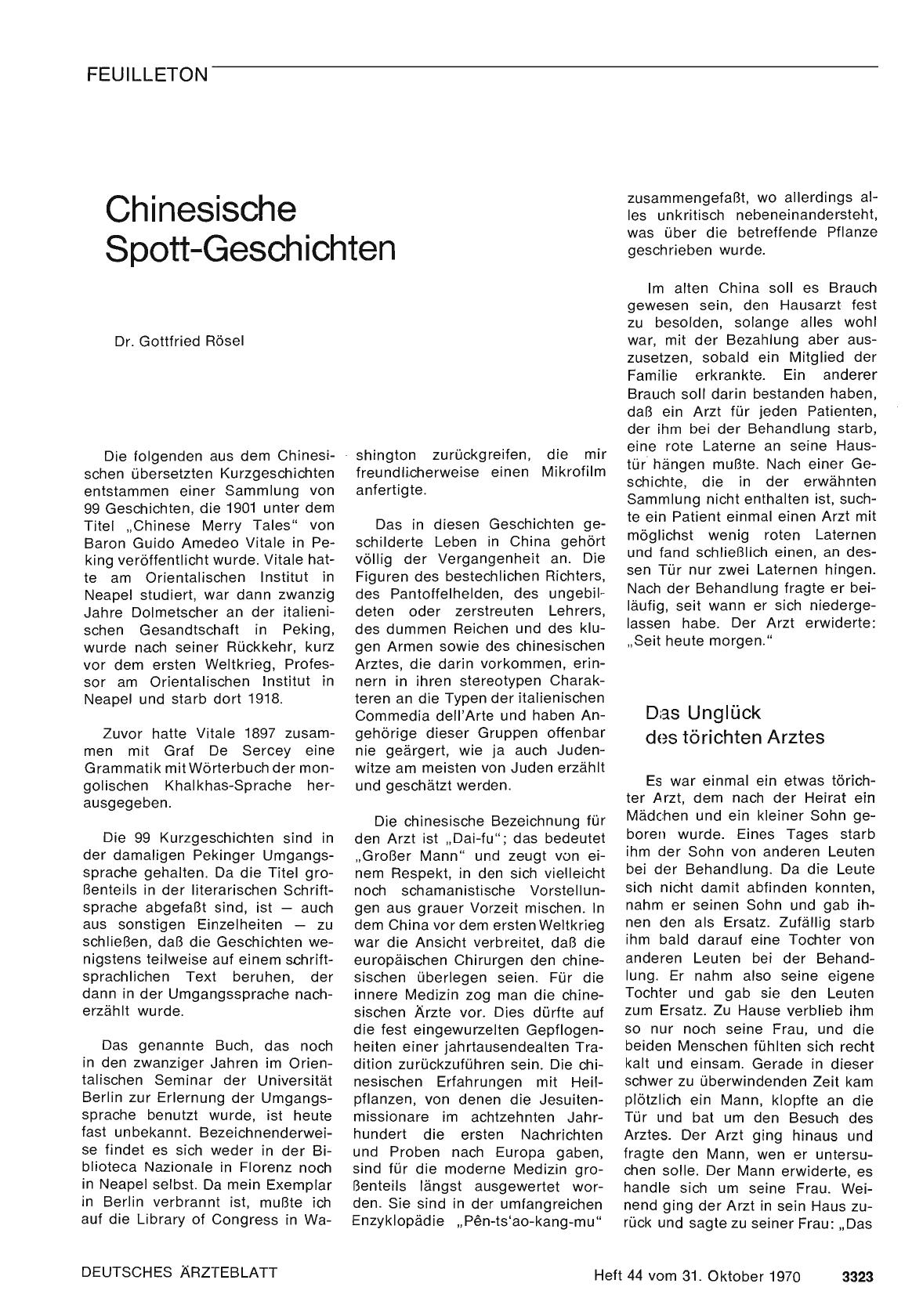 Vorschauseite 1: Chinesische Spott-Geschichten