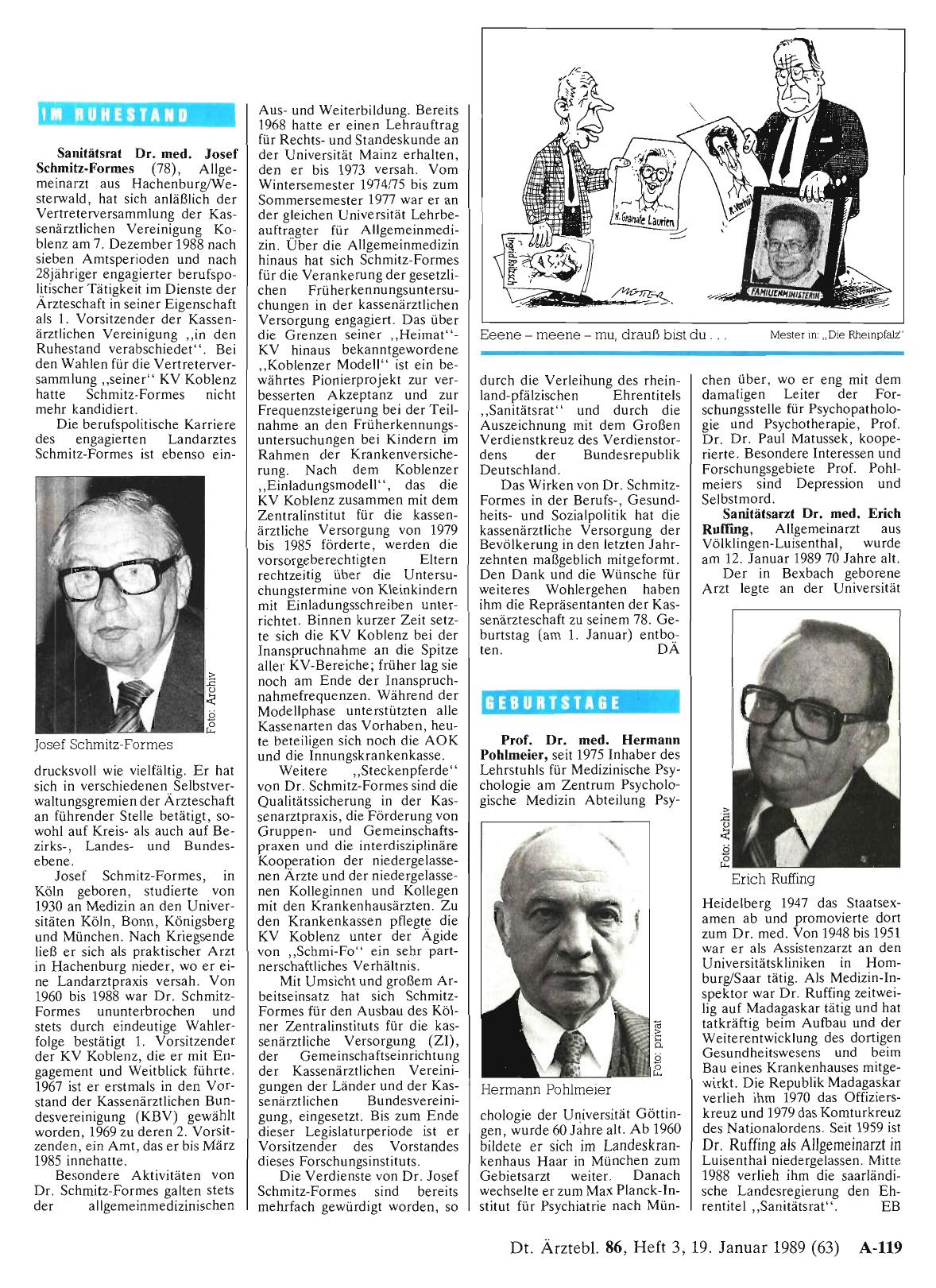 Vorschauseite 1: Geburtstage