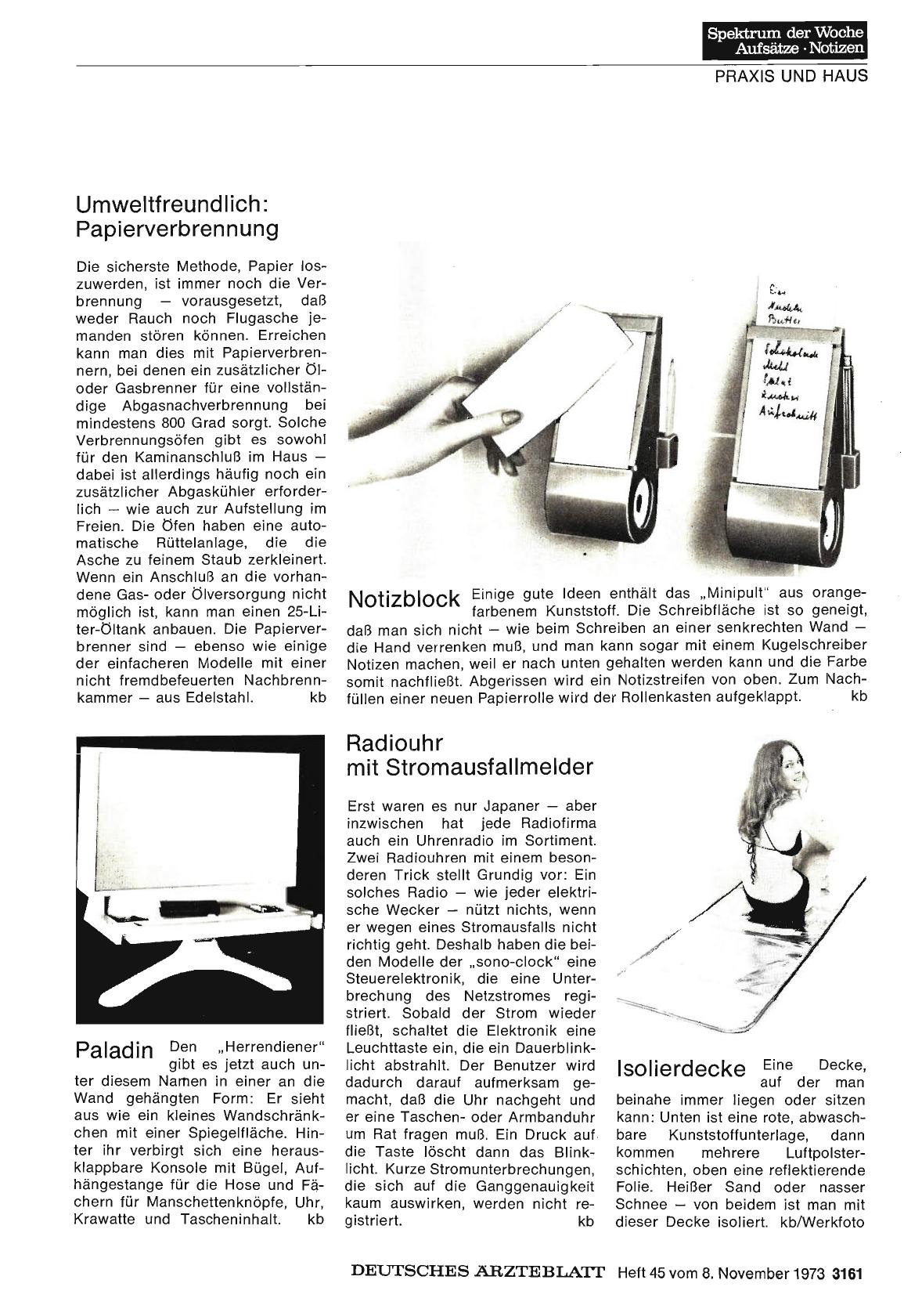 Vorschauseite 1: Radiouhr mit Stromausfallmelder